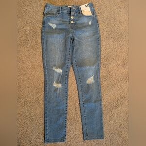 Distressed Blue Women's Jeans